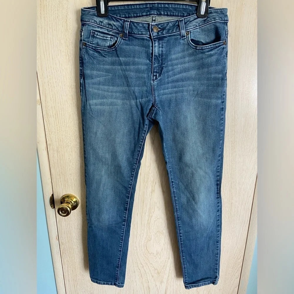 Michael Kors Stretch Slim Midrise Blue Jeans Sz 8